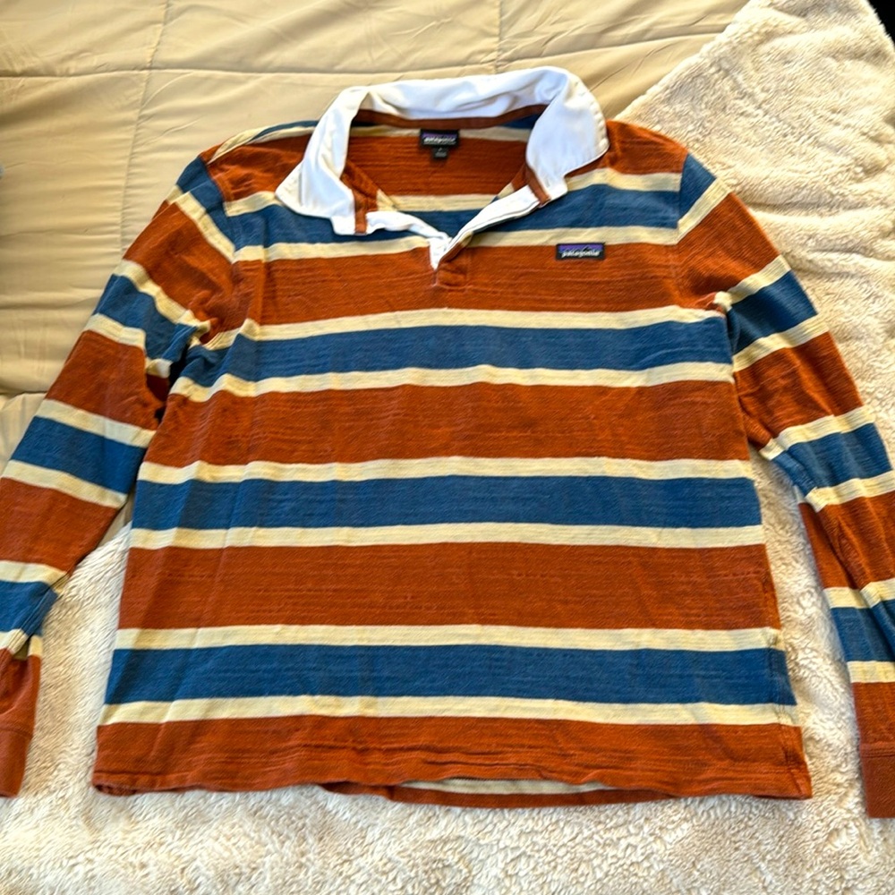 Patagonia long sleeve organic cotton polo